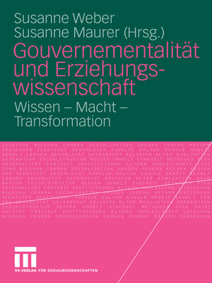 cover image of Gouvernementalität und Erziehungswissenschaft